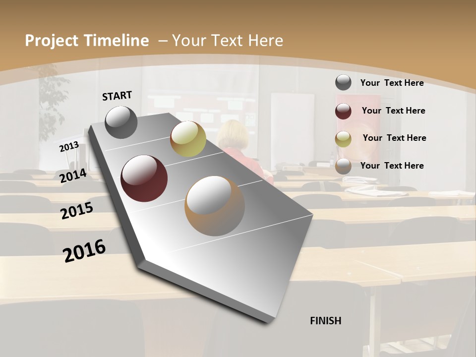 Convention Businessman Room PowerPoint Template