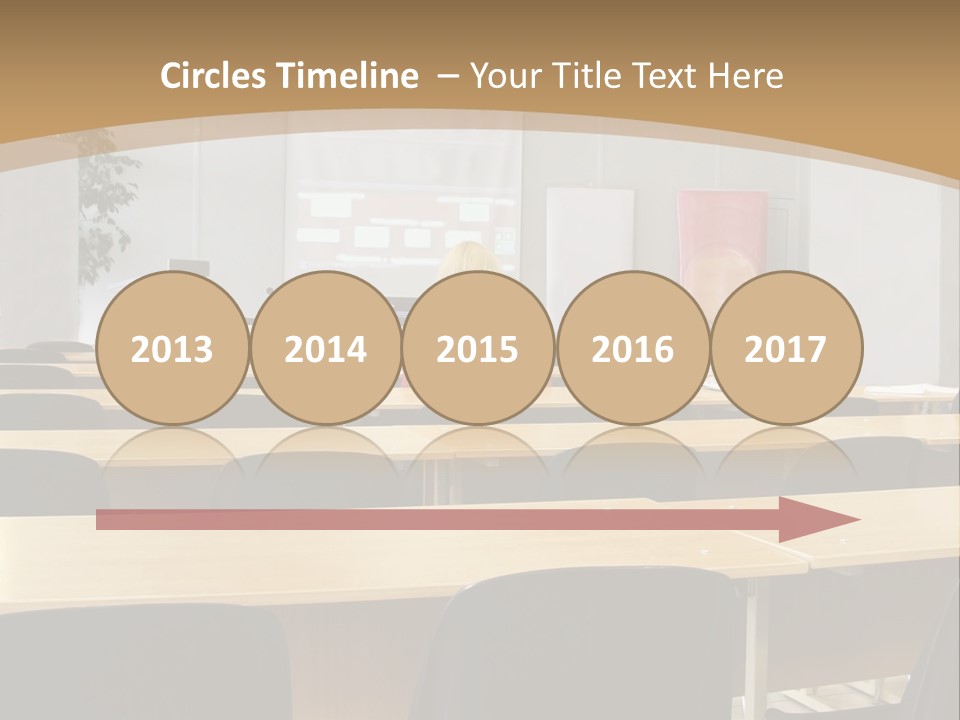 Convention Businessman Room PowerPoint Template