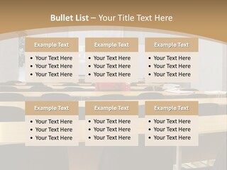 Convention Businessman Room PowerPoint Template