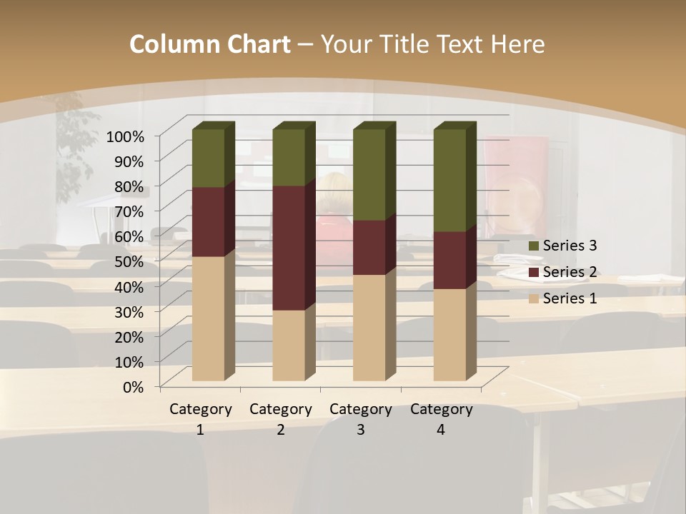 Convention Businessman Room PowerPoint Template