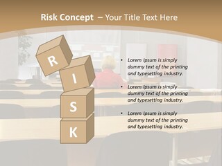 Convention Businessman Room PowerPoint Template