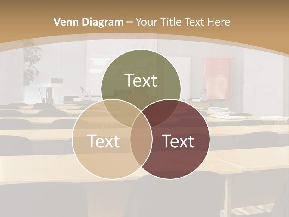 Convention Businessman Room PowerPoint Template