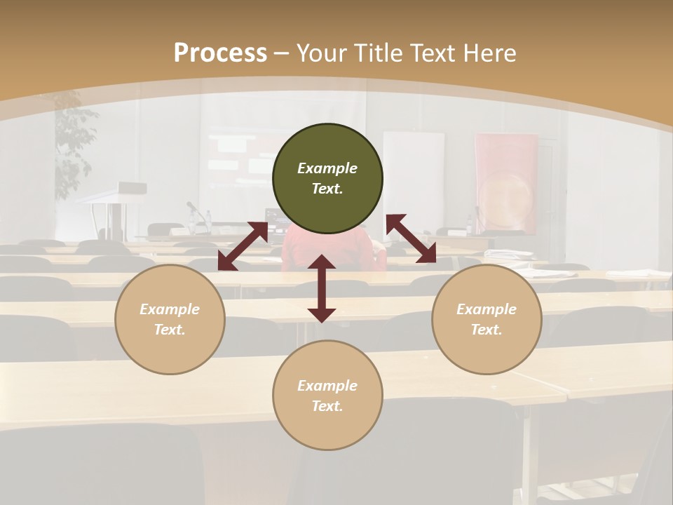 Convention Businessman Room PowerPoint Template