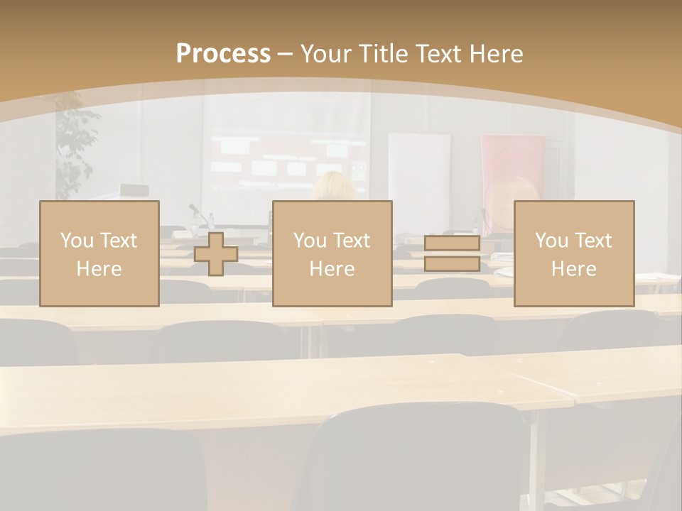 Convention Businessman Room PowerPoint Template