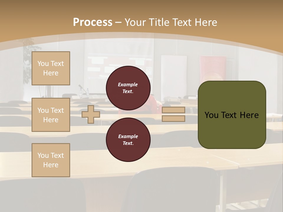 Convention Businessman Room PowerPoint Template