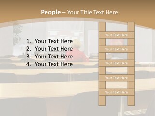 Convention Businessman Room PowerPoint Template