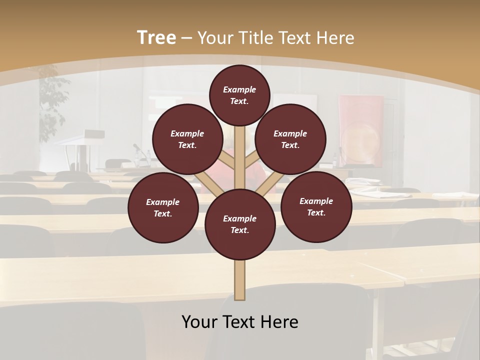 Convention Businessman Room PowerPoint Template