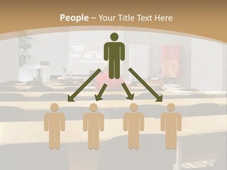 Convention Businessman Room PowerPoint Template