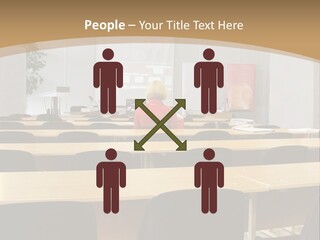 Convention Businessman Room PowerPoint Template
