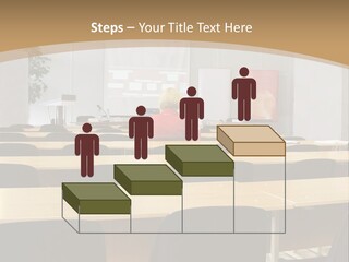 Convention Businessman Room PowerPoint Template