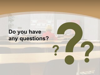 Convention Businessman Room PowerPoint Template