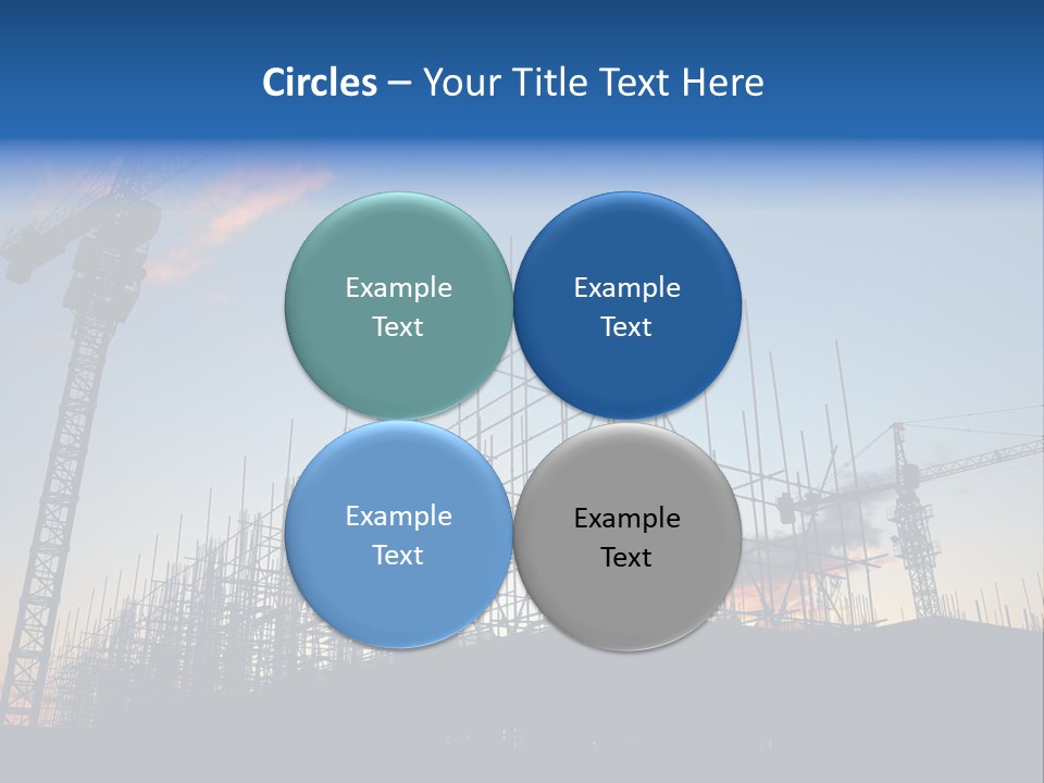 Metal Bricks Architecture PowerPoint Template