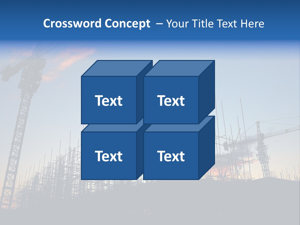 Metal Bricks Architecture PowerPoint Template
