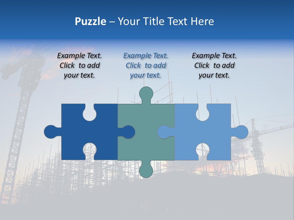 Metal Bricks Architecture PowerPoint Template