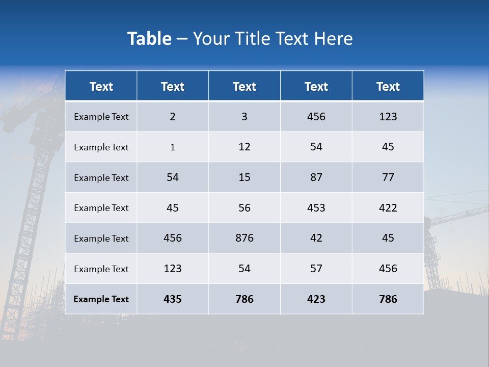 Metal Bricks Architecture PowerPoint Template