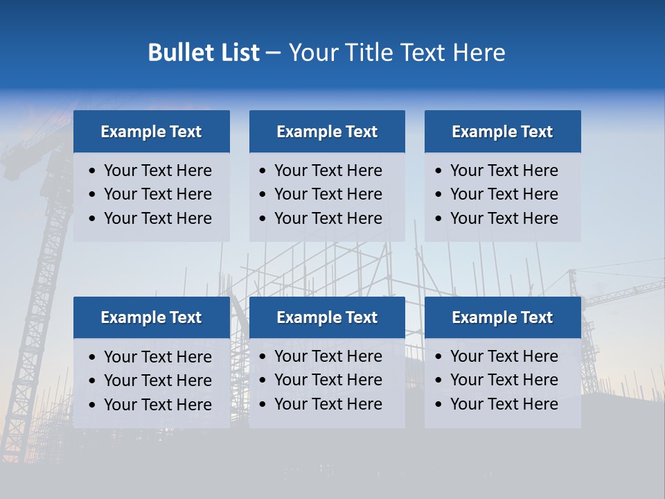 Metal Bricks Architecture PowerPoint Template