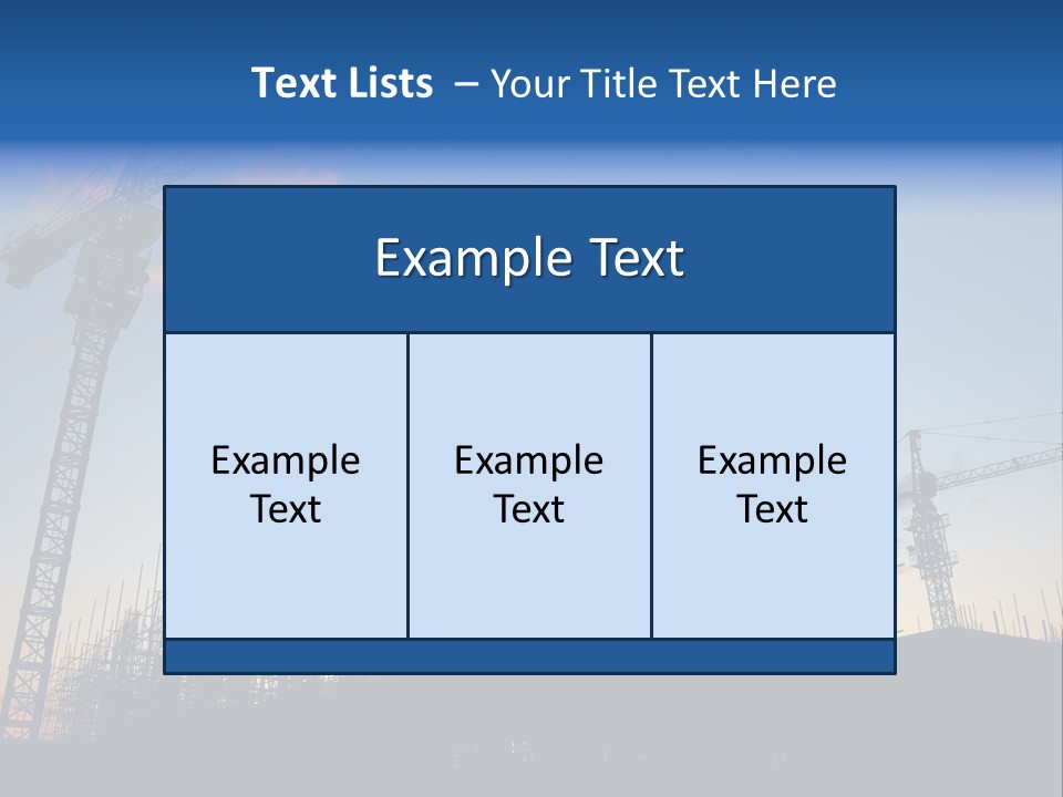 Metal Bricks Architecture PowerPoint Template