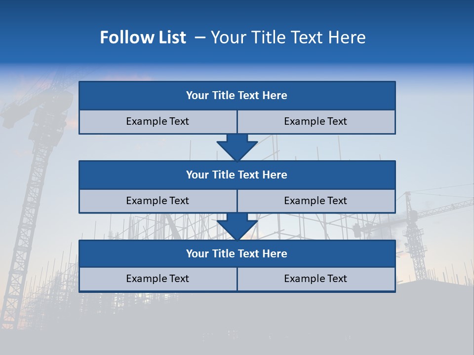 Metal Bricks Architecture PowerPoint Template
