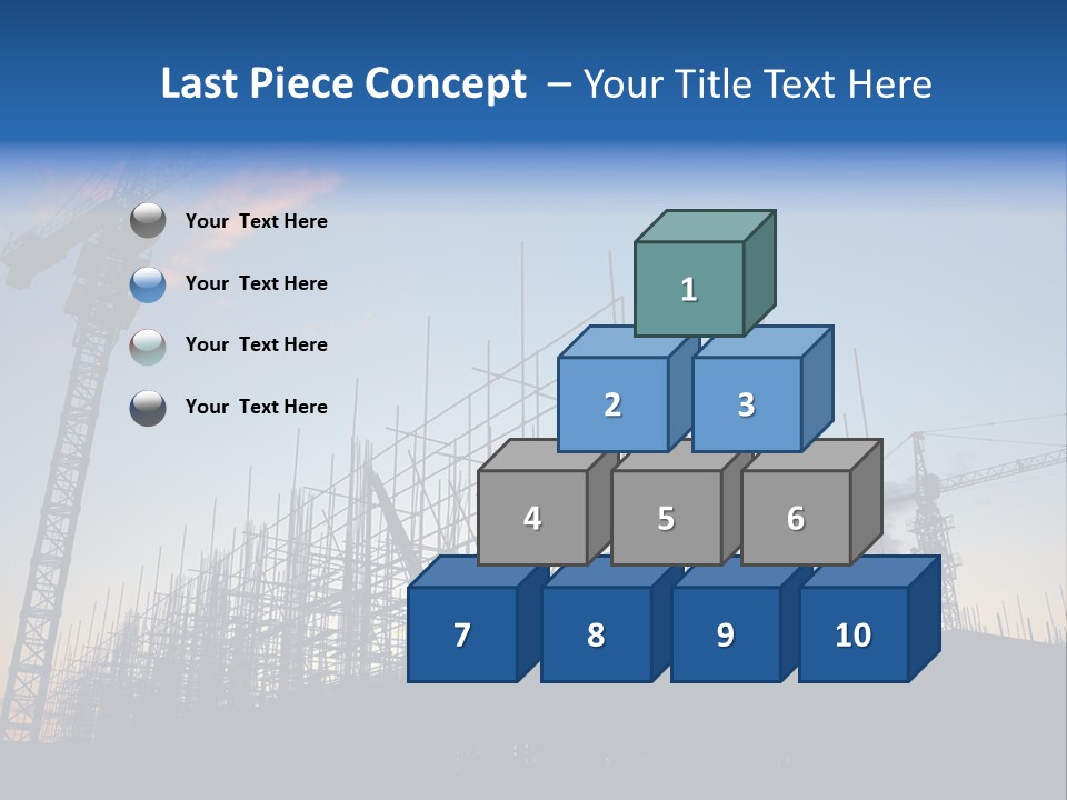 Metal Bricks Architecture PowerPoint Template