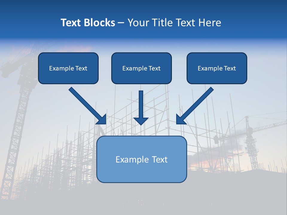 Metal Bricks Architecture PowerPoint Template