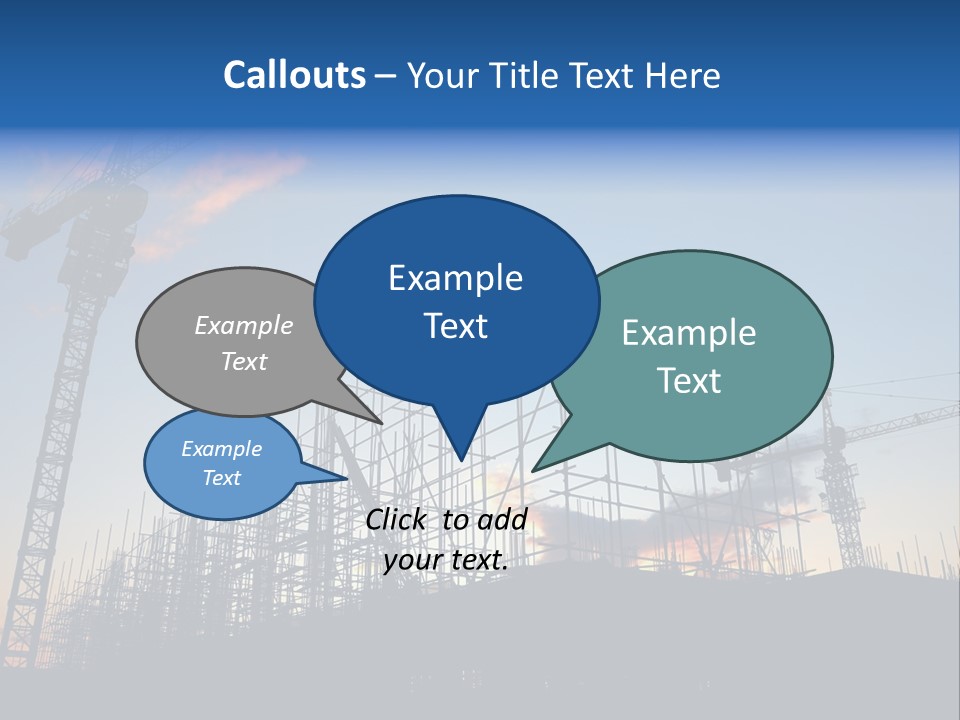 Metal Bricks Architecture PowerPoint Template