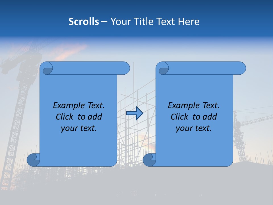 Metal Bricks Architecture PowerPoint Template