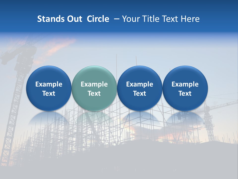 Metal Bricks Architecture PowerPoint Template