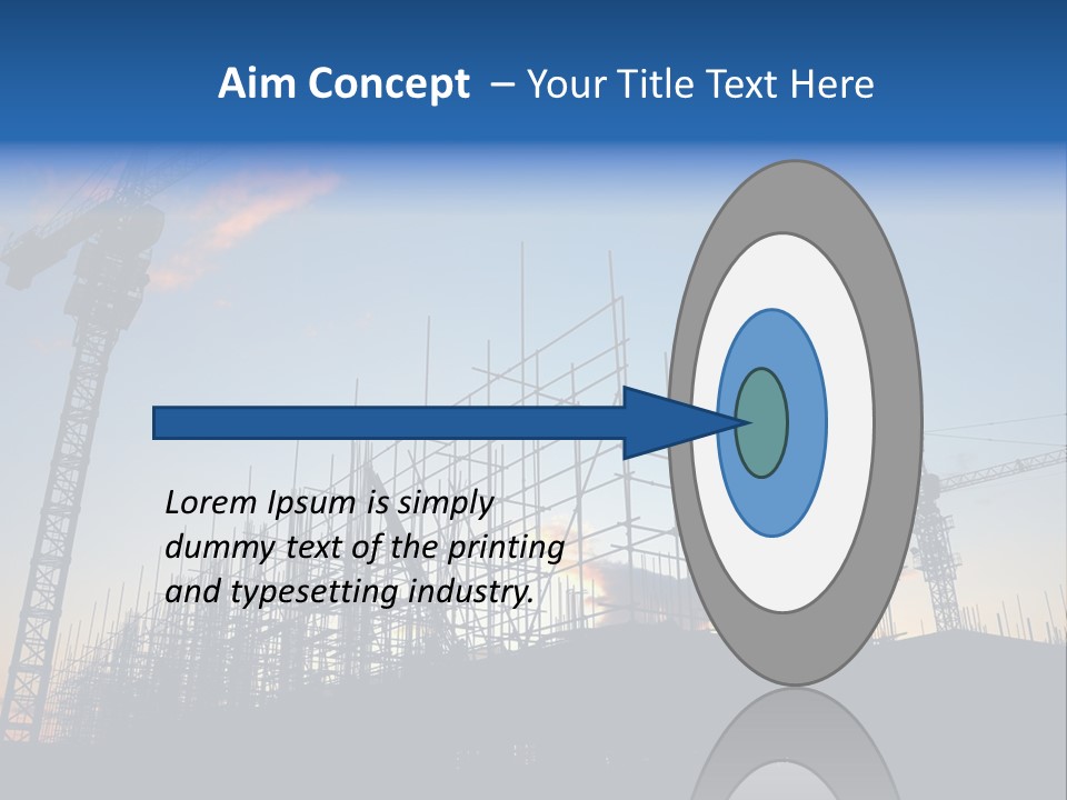 Metal Bricks Architecture PowerPoint Template