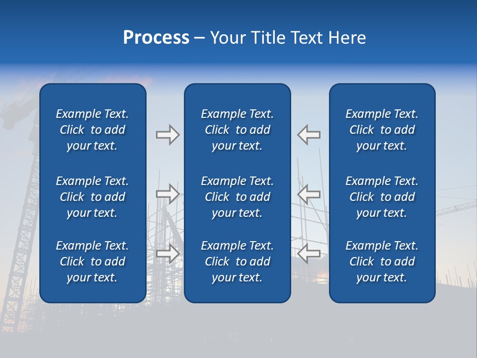Metal Bricks Architecture PowerPoint Template