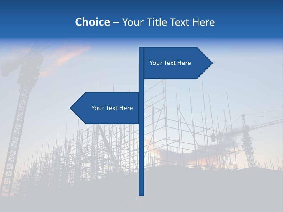 Metal Bricks Architecture PowerPoint Template
