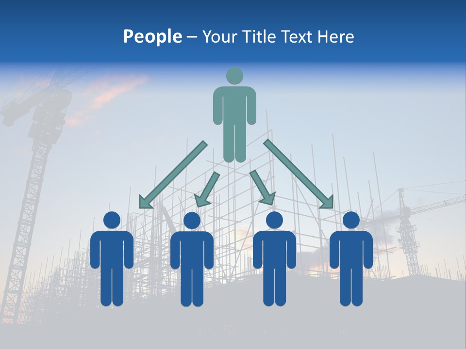 Metal Bricks Architecture PowerPoint Template