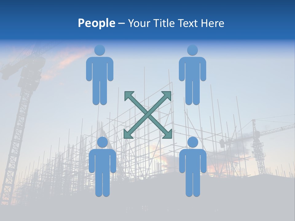 Metal Bricks Architecture PowerPoint Template