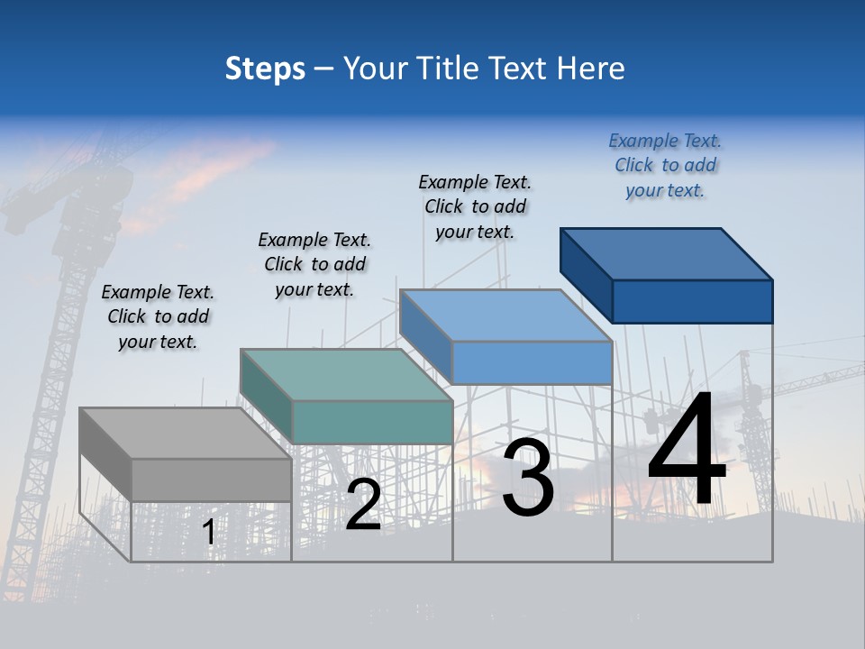 Metal Bricks Architecture PowerPoint Template
