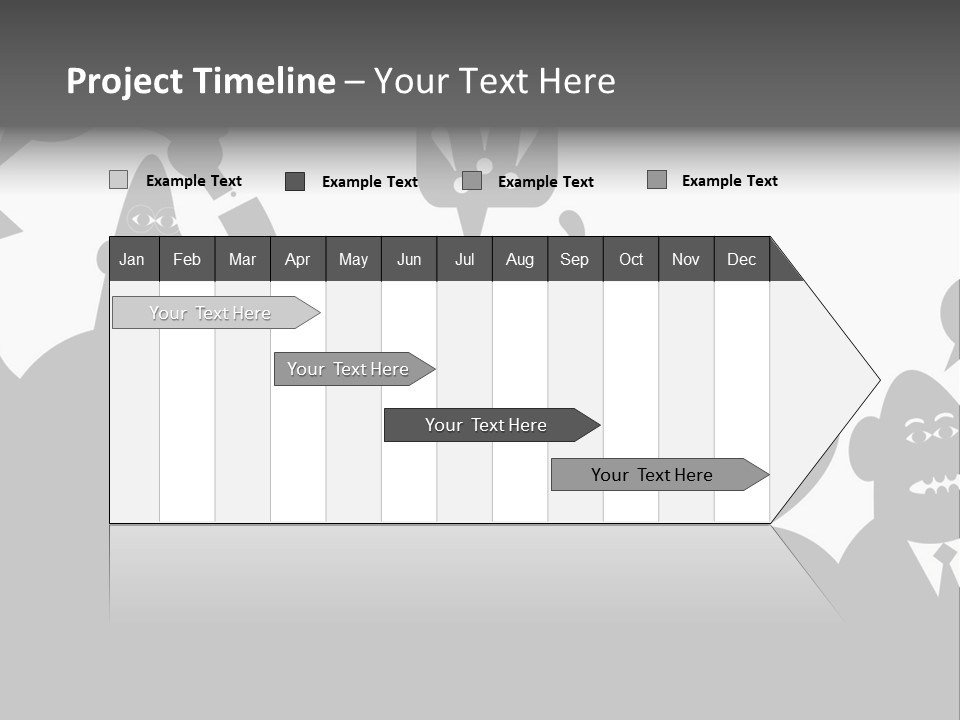 Group Fight Fingers PowerPoint Template