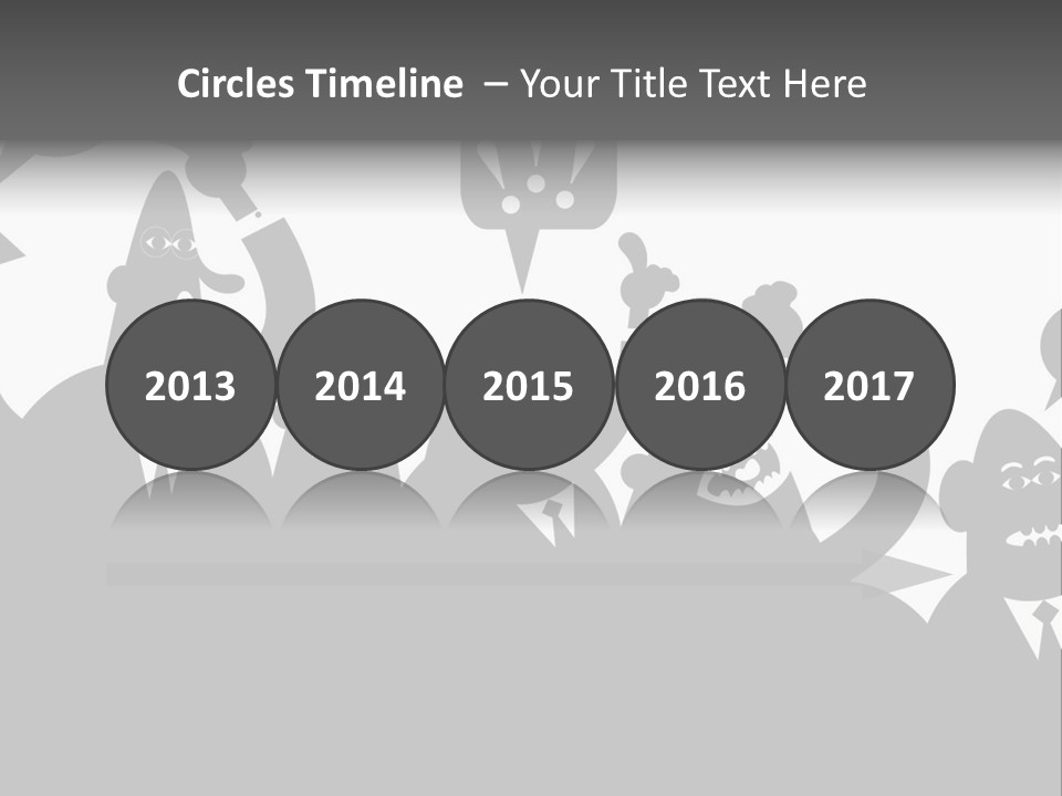 Group Fight Fingers PowerPoint Template