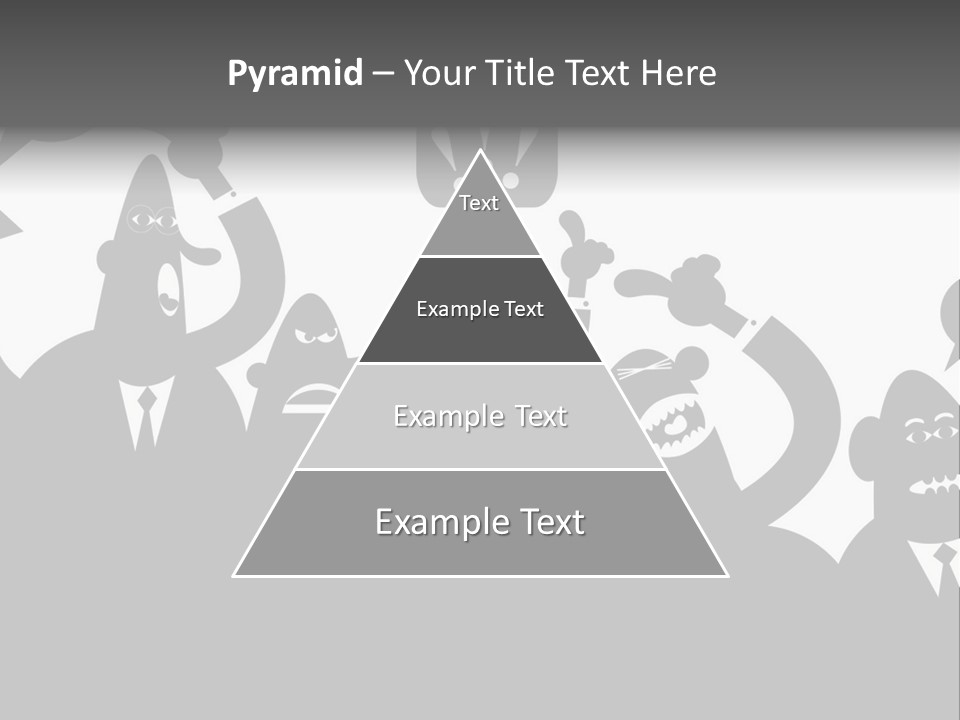Group Fight Fingers PowerPoint Template
