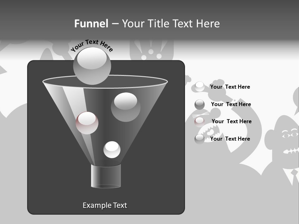 Group Fight Fingers PowerPoint Template