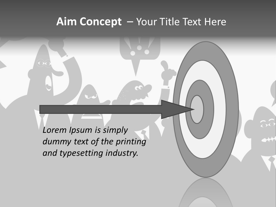 Group Fight Fingers PowerPoint Template