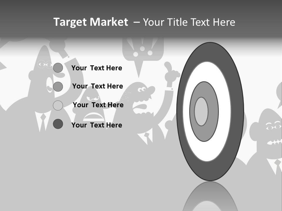 Group Fight Fingers PowerPoint Template