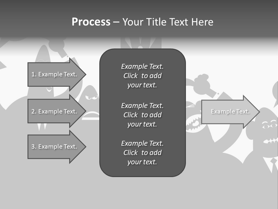 Group Fight Fingers PowerPoint Template
