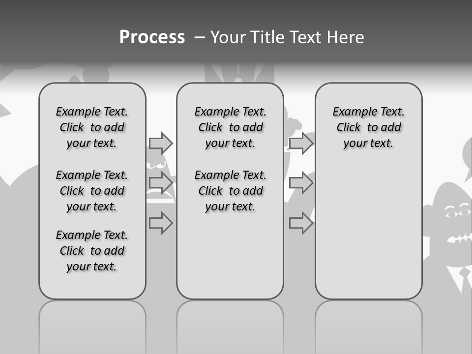 Group Fight Fingers PowerPoint Template