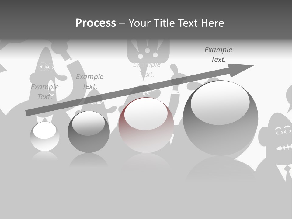 Group Fight Fingers PowerPoint Template