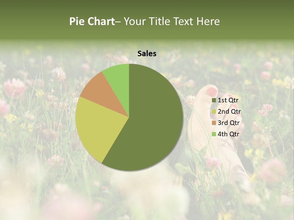 Park Barefoot Pampering PowerPoint Template