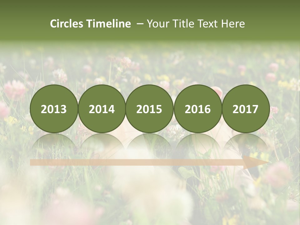 Park Barefoot Pampering PowerPoint Template