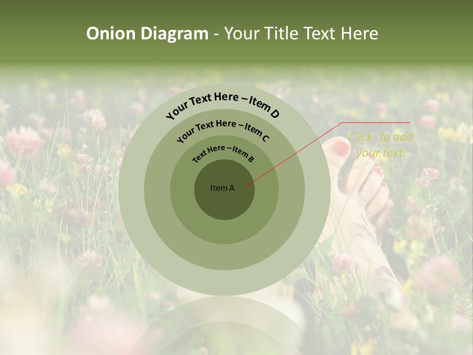 Park Barefoot Pampering PowerPoint Template