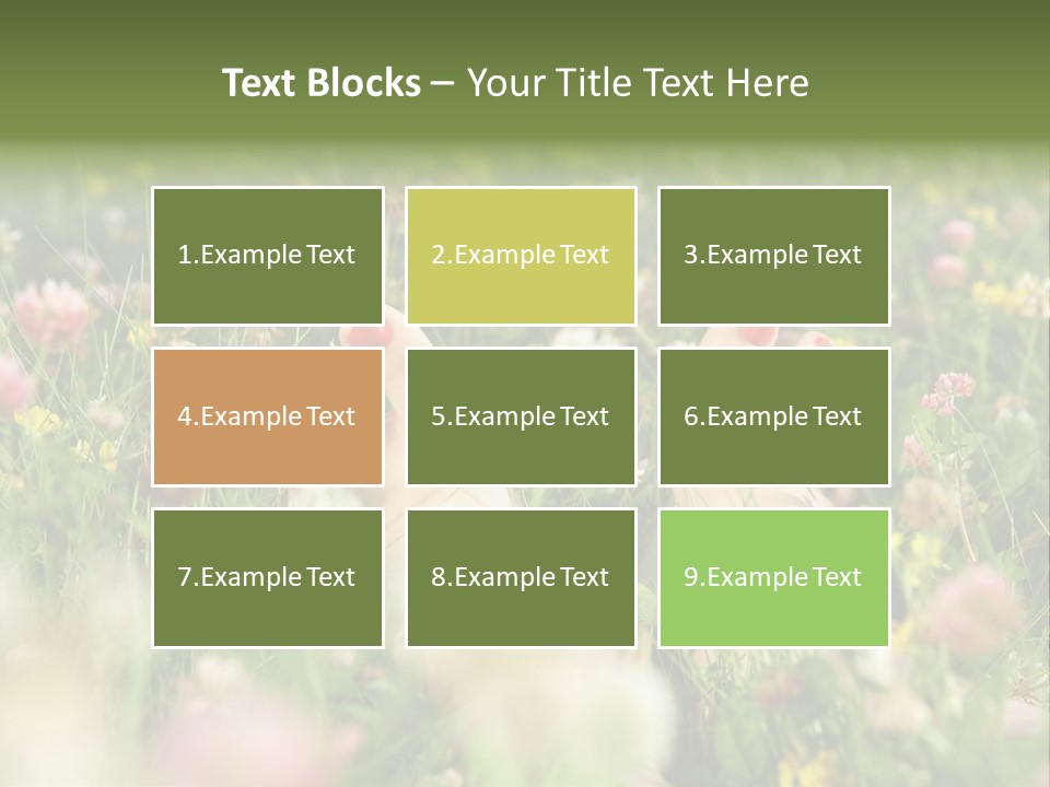 Park Barefoot Pampering PowerPoint Template