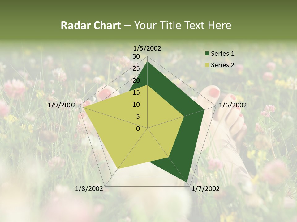 Park Barefoot Pampering PowerPoint Template