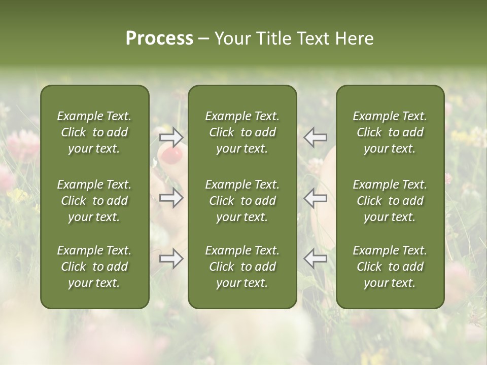 Park Barefoot Pampering PowerPoint Template