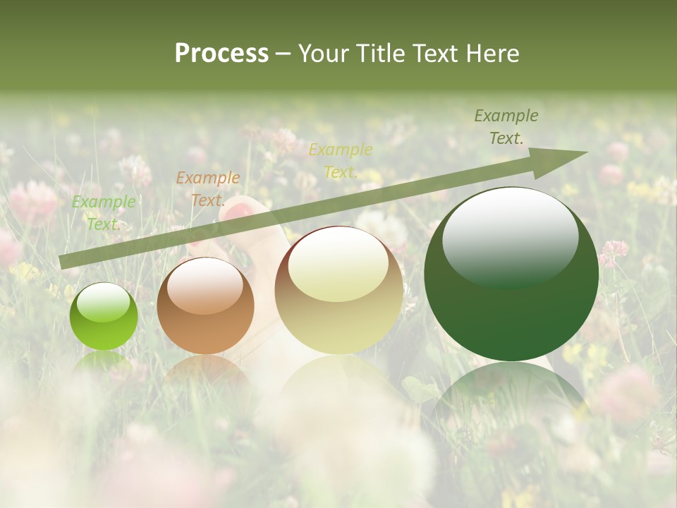 Park Barefoot Pampering PowerPoint Template