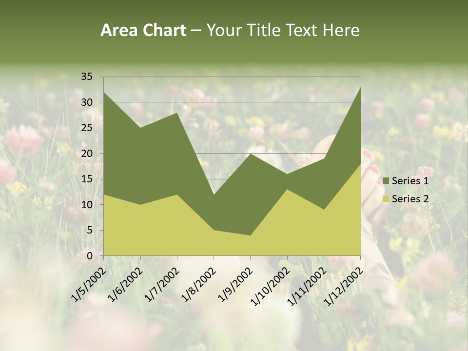Park Barefoot Pampering PowerPoint Template